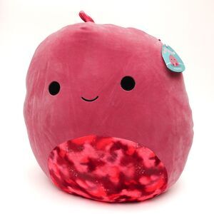 New Squishmallows Poleena Dinosaur Pink Red 20 inches